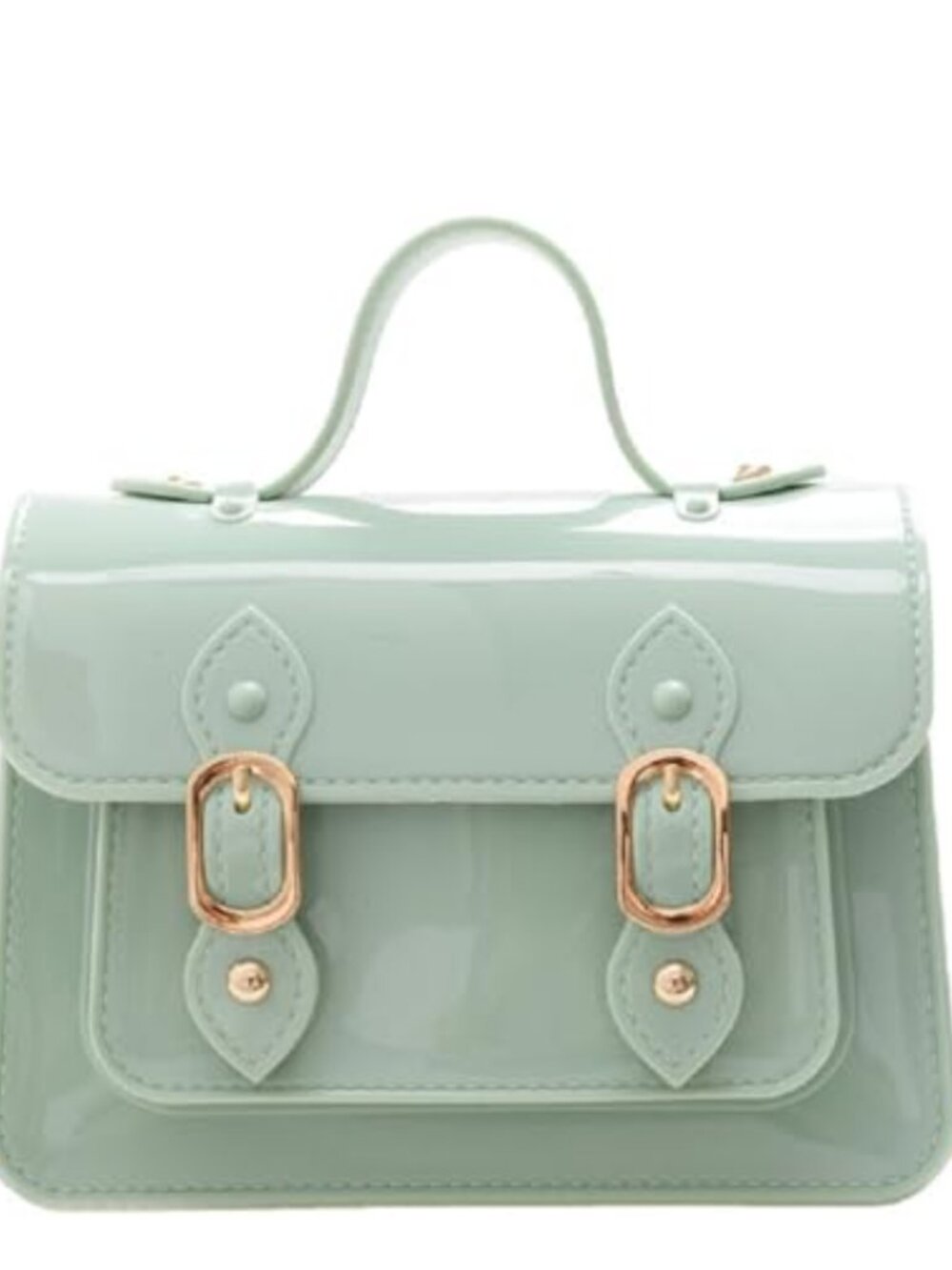PVC Crossbody Bag Mini Jelly Purse Scratch-Resistant Rainproof